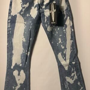 Doctrine Flared Mens Jeans Size 28